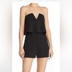 Sunset & Spring Strapless Romper